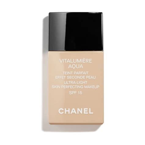 chanel vitalumiere aqua 44 beige ambre|chanel vitalumière aqua sunscreen.